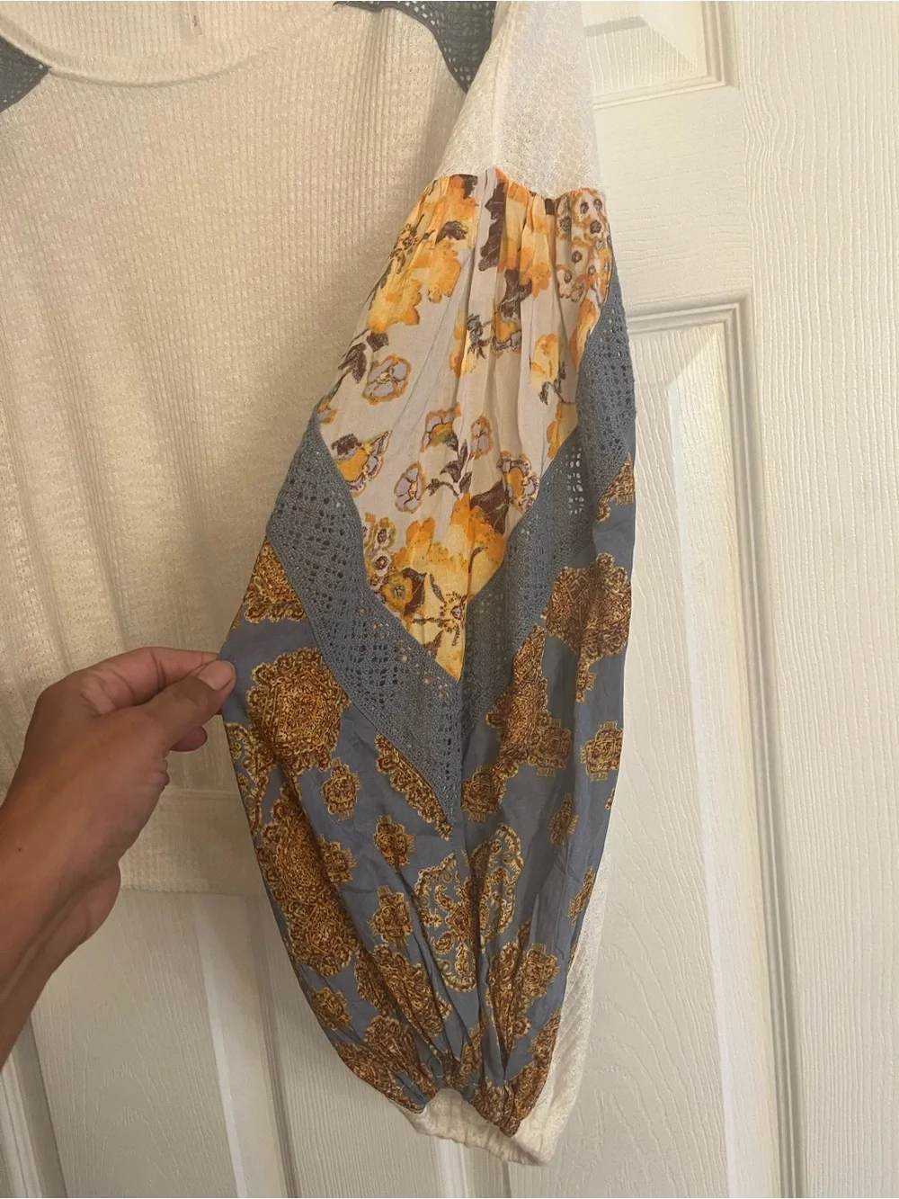 Free People Clash Wildflower Waffle Thermal Top